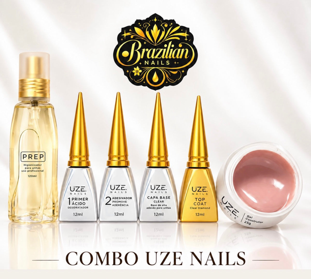 ✨Kit Uze Nails Premium Baby Pink ✨