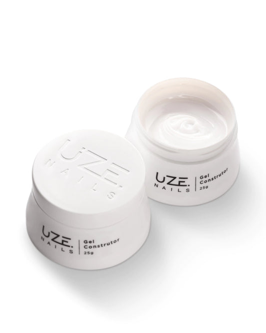 Gel Uze Nails construtor - Natural Baby White (25g)