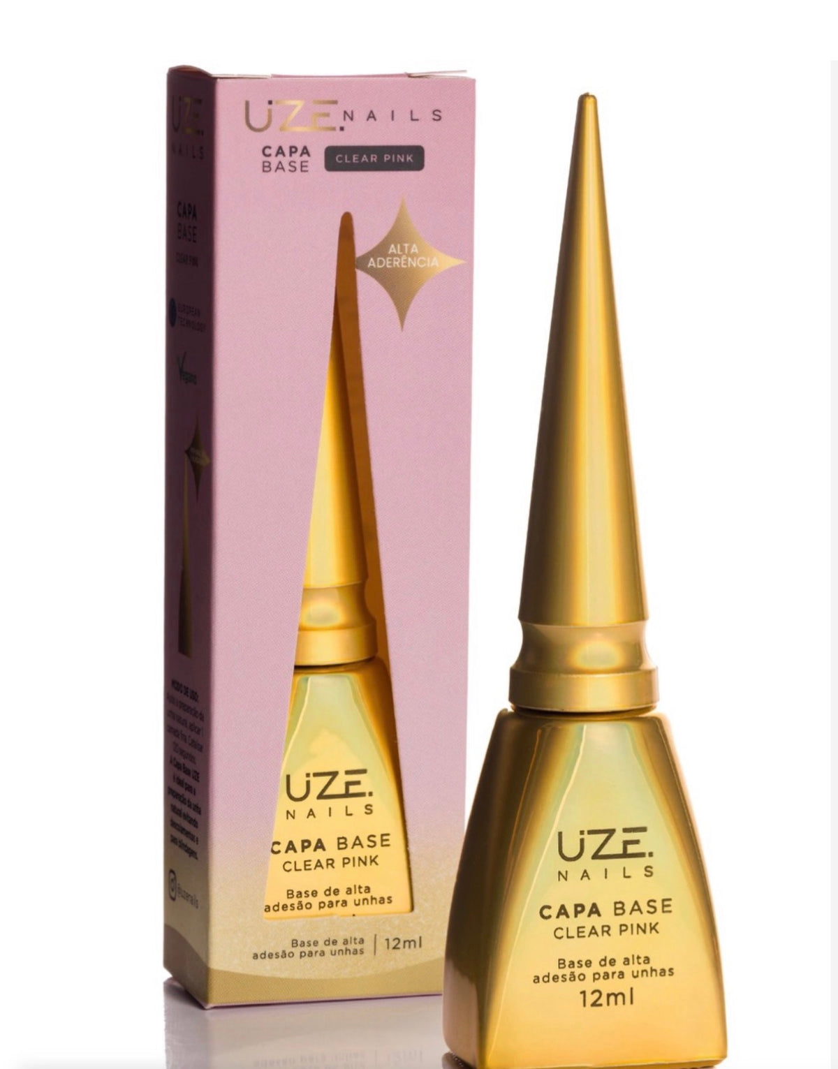Capa Base Clear Pink 12ml Uze Nails