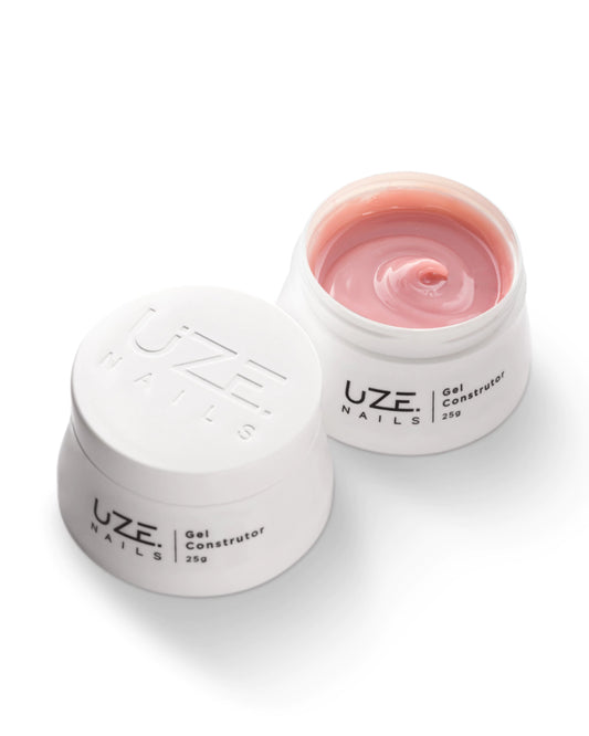 Gel Uze Nails construtor - Natural Pink (25g)
